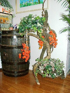 手作りの花台 その2